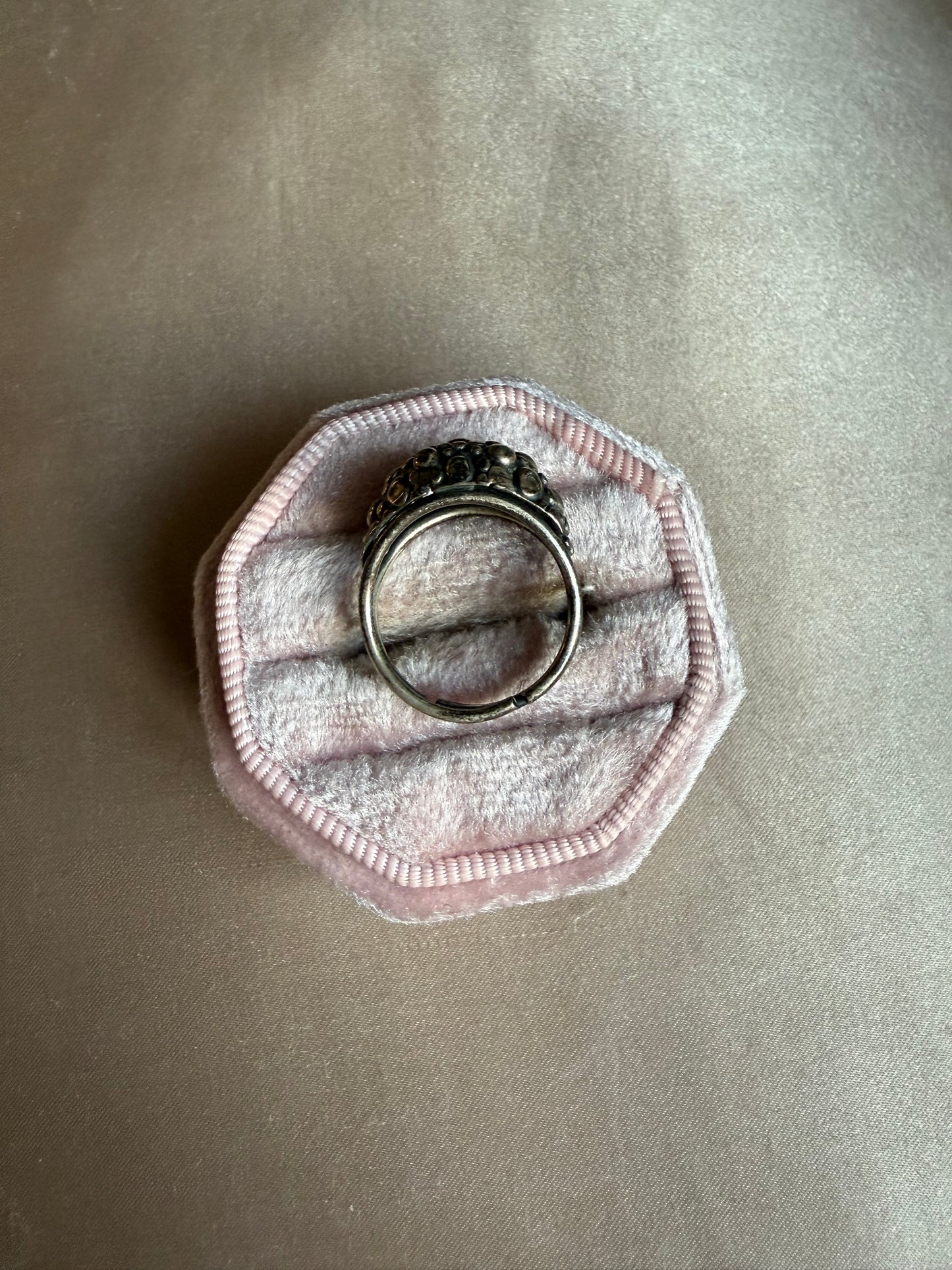 Sterling Dome Pebble Ring (6-6.5)