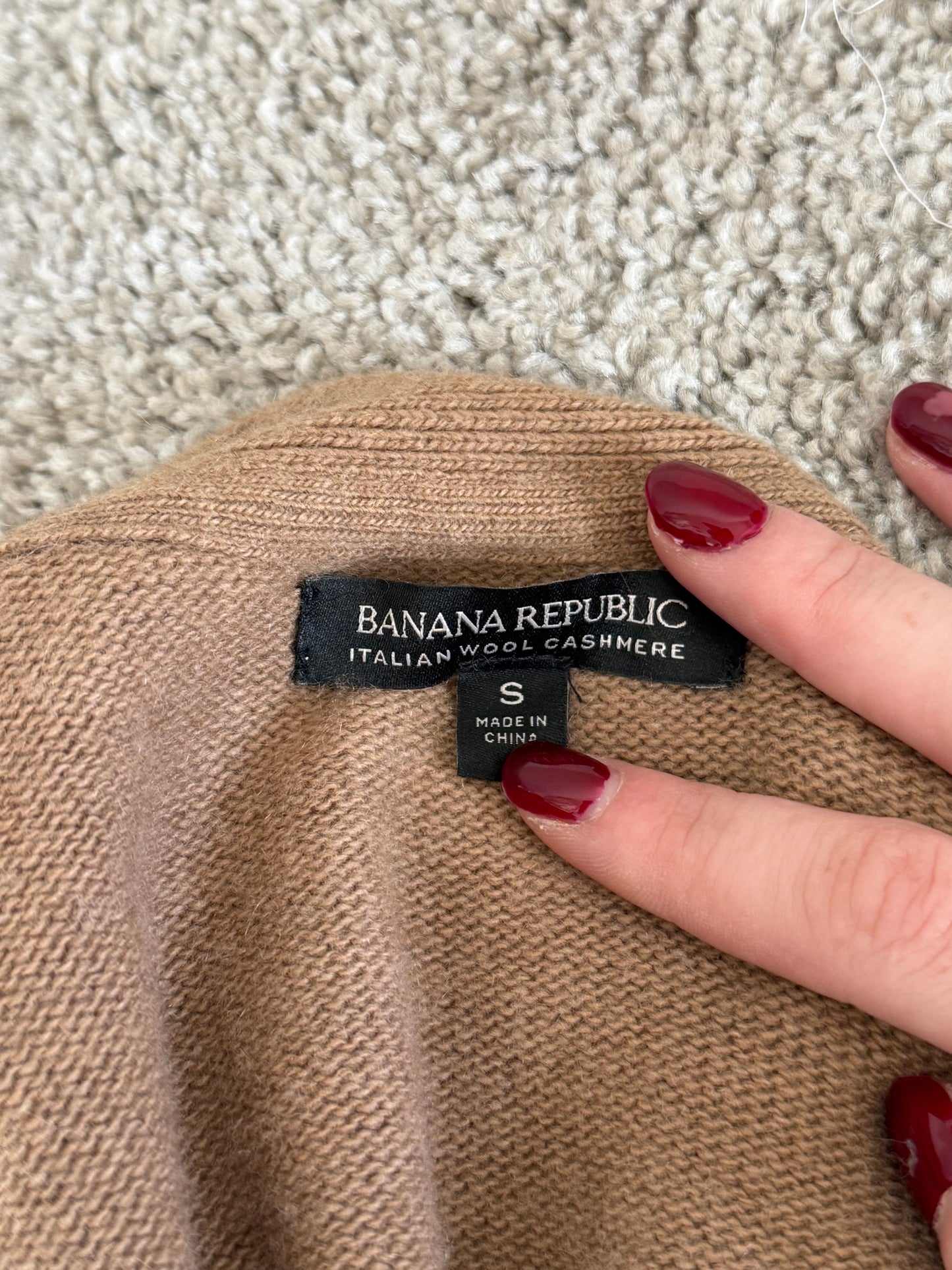 Italian Wool Cashmere Cardigan
