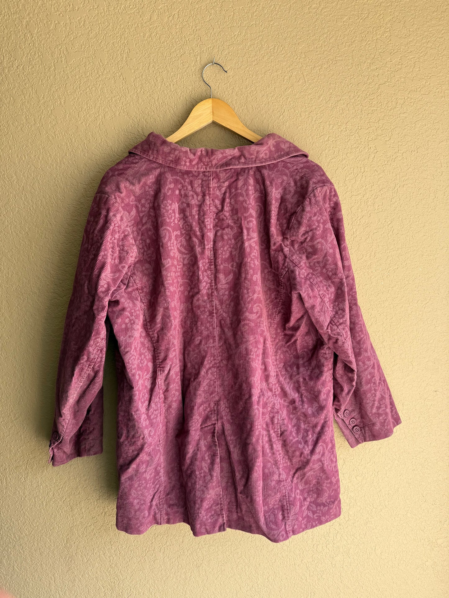 Floral Corduroy Jacket