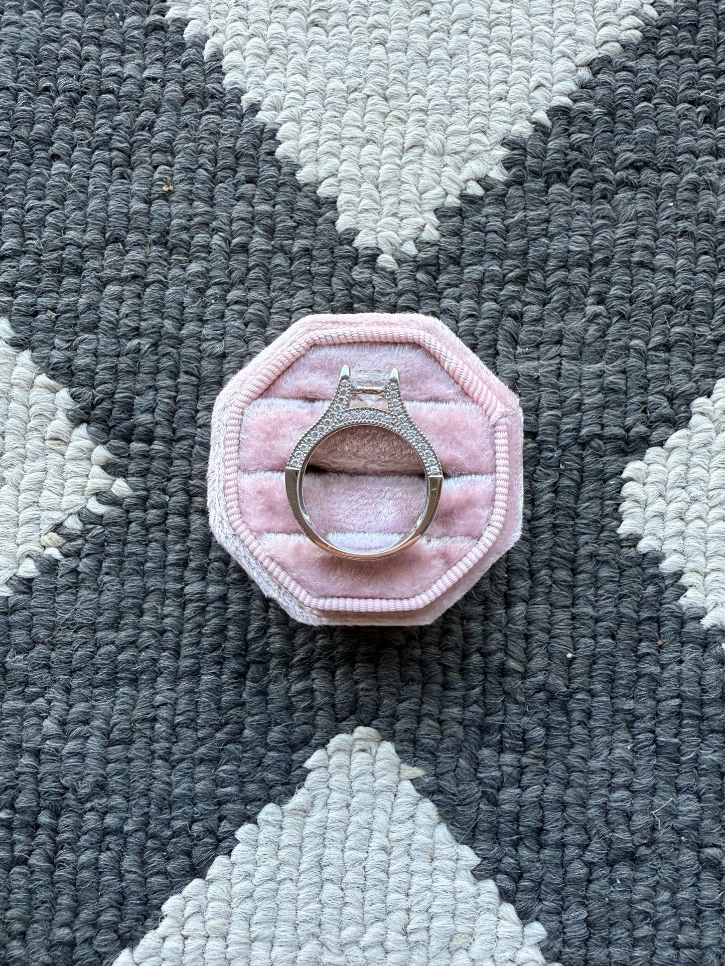 Sterling Clear Ring (8.5)