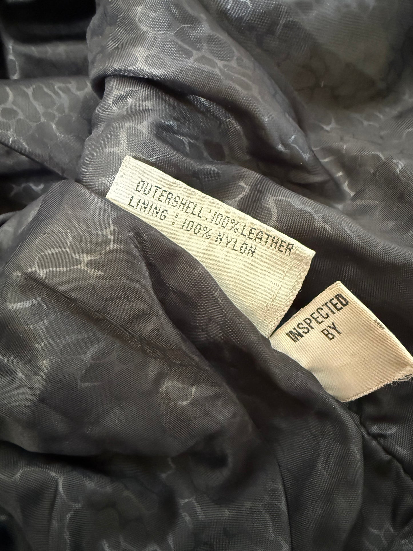 G-III Cropped Leather Jacket