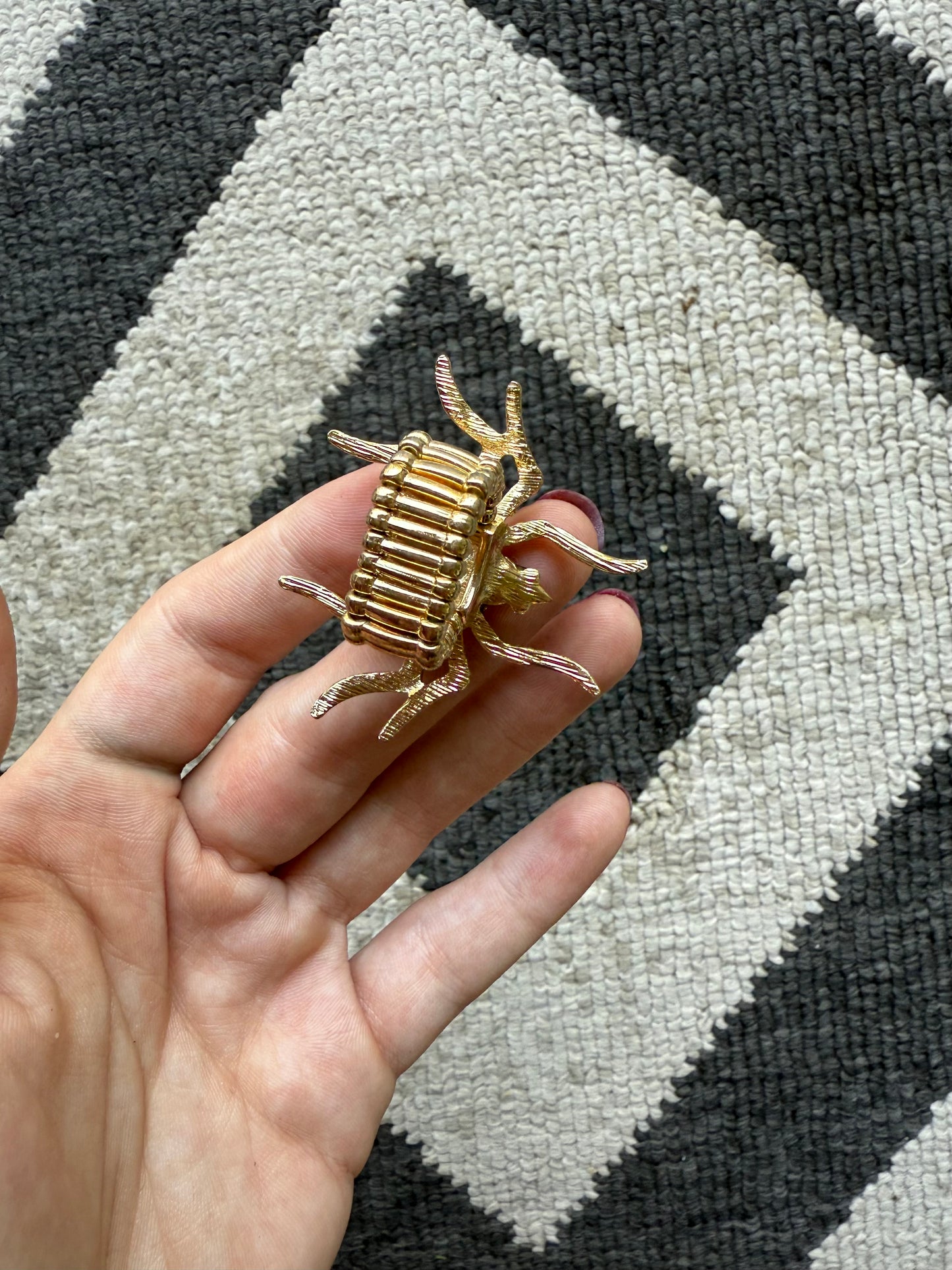 Gold Spider Ring (5-9)