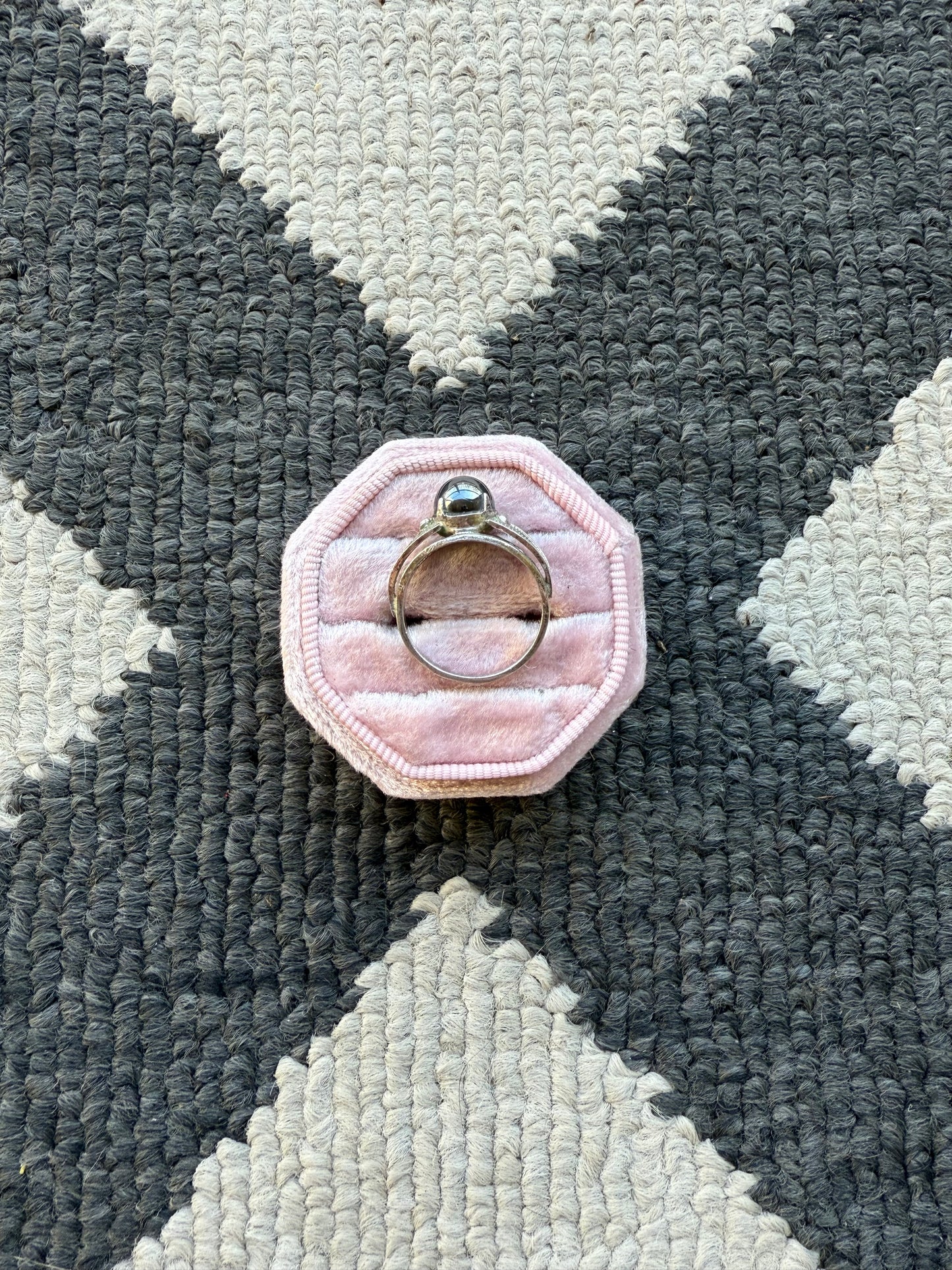 Sterling Black Pearl Ring (7)