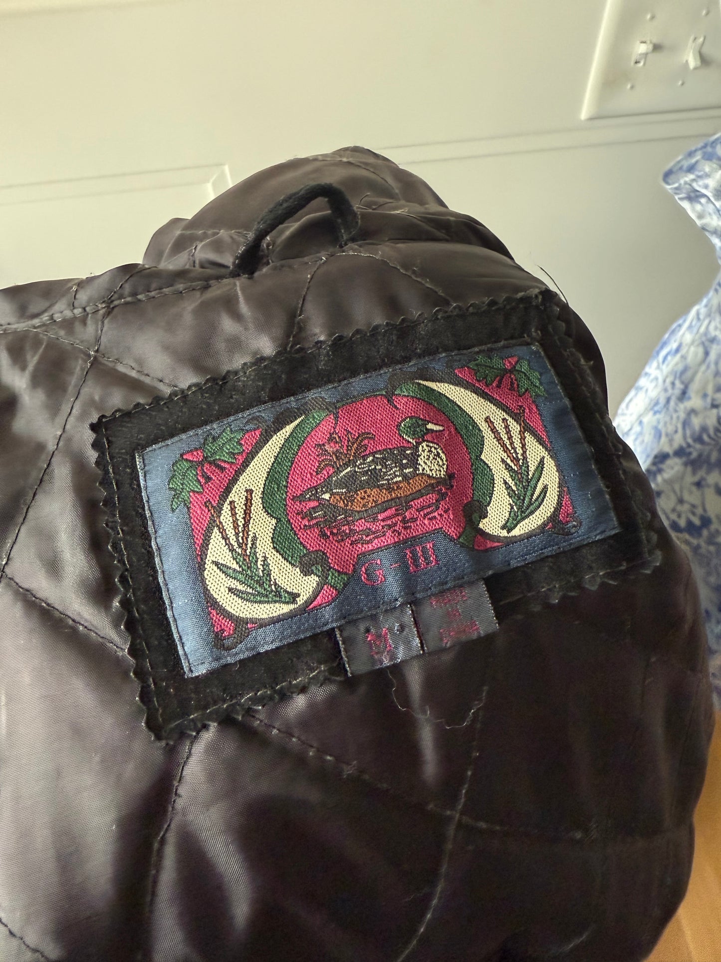 G-III Suede Hooded Trench