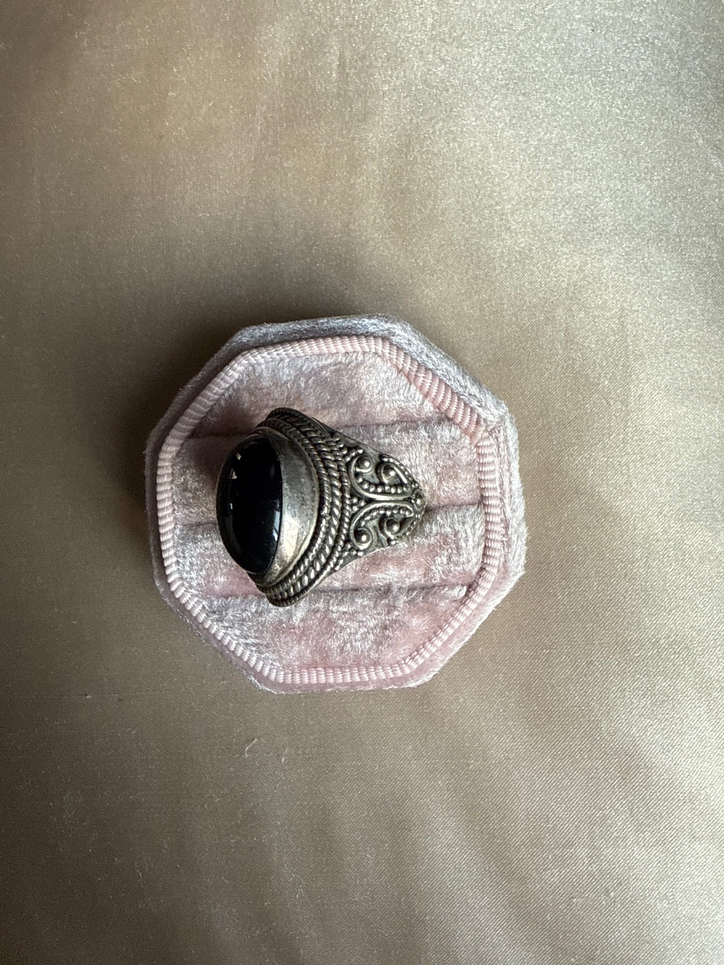 Sterling Onyx Ring (6)