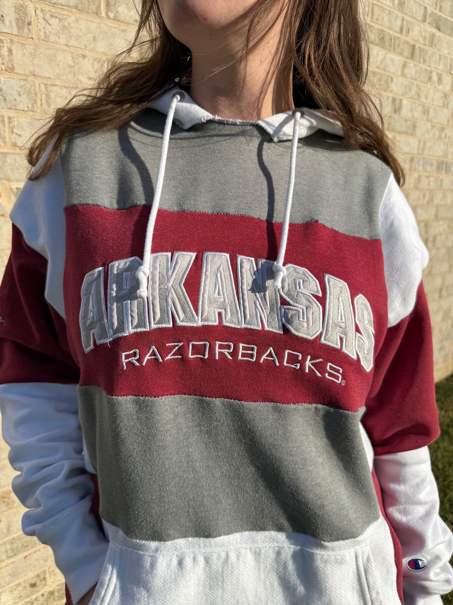 Arkansas Patchwork Hoodie