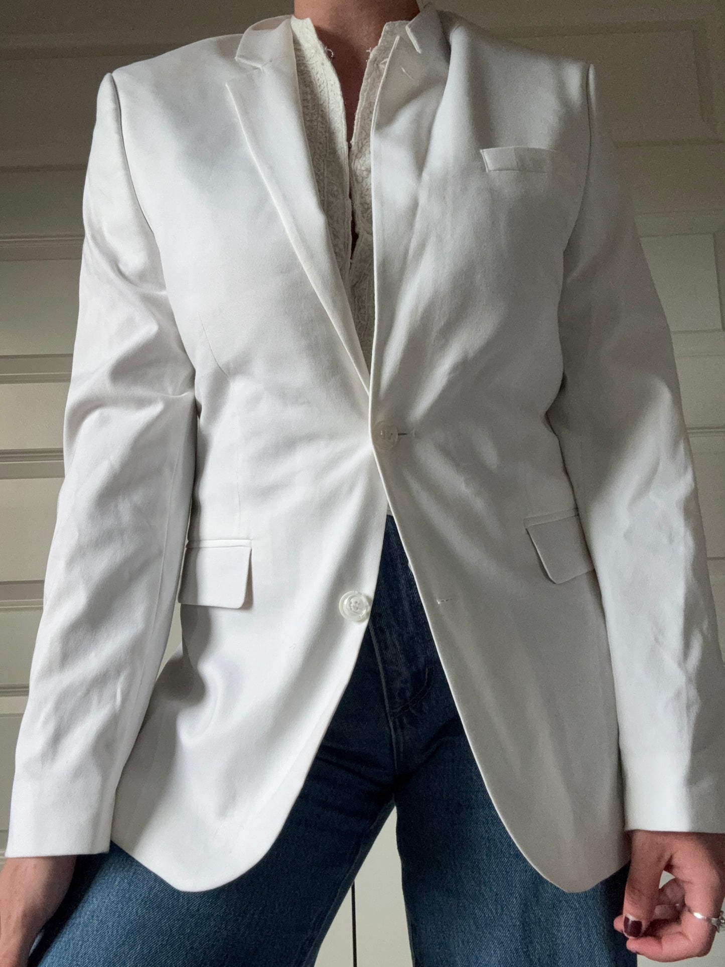 White Blazer