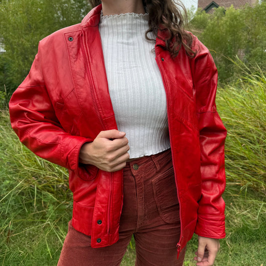 Red Leather Jacket