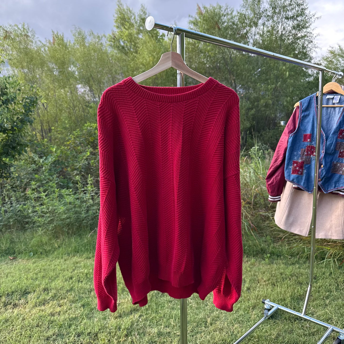 Red Knit Sweater