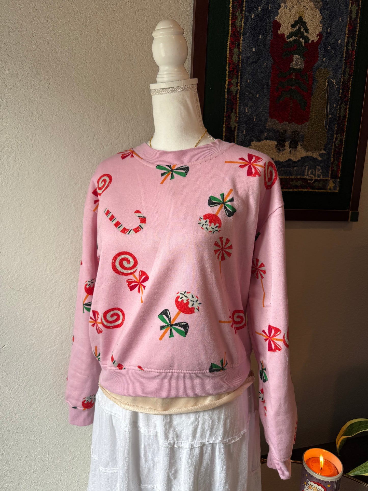 Pink Candy Crewneck