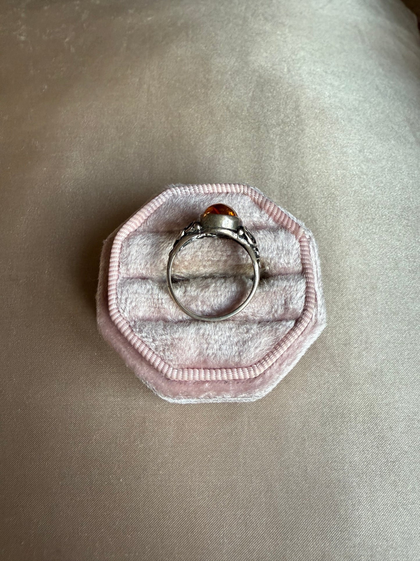 Sterling Amber Ring (6)