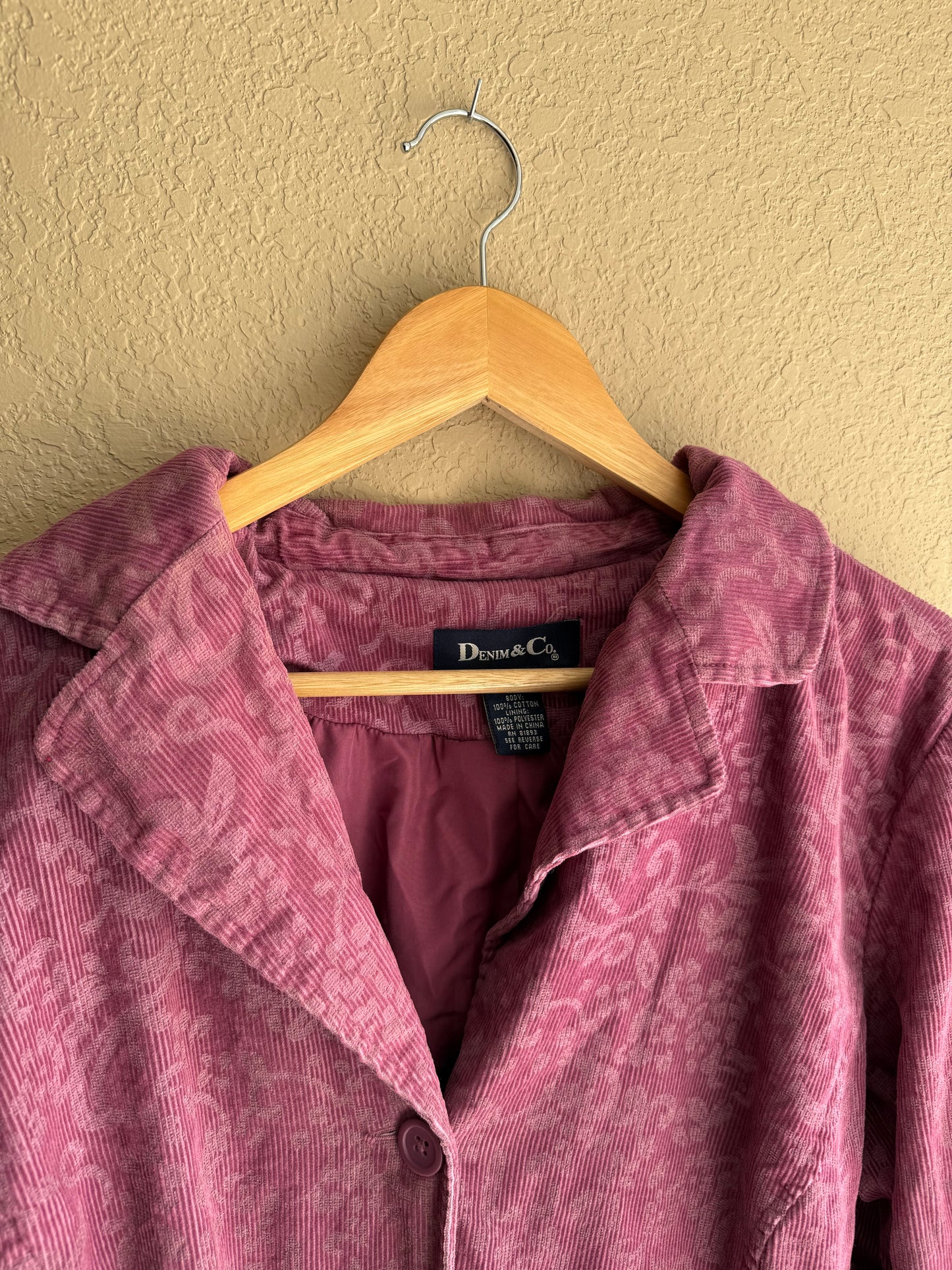 Floral Corduroy Jacket