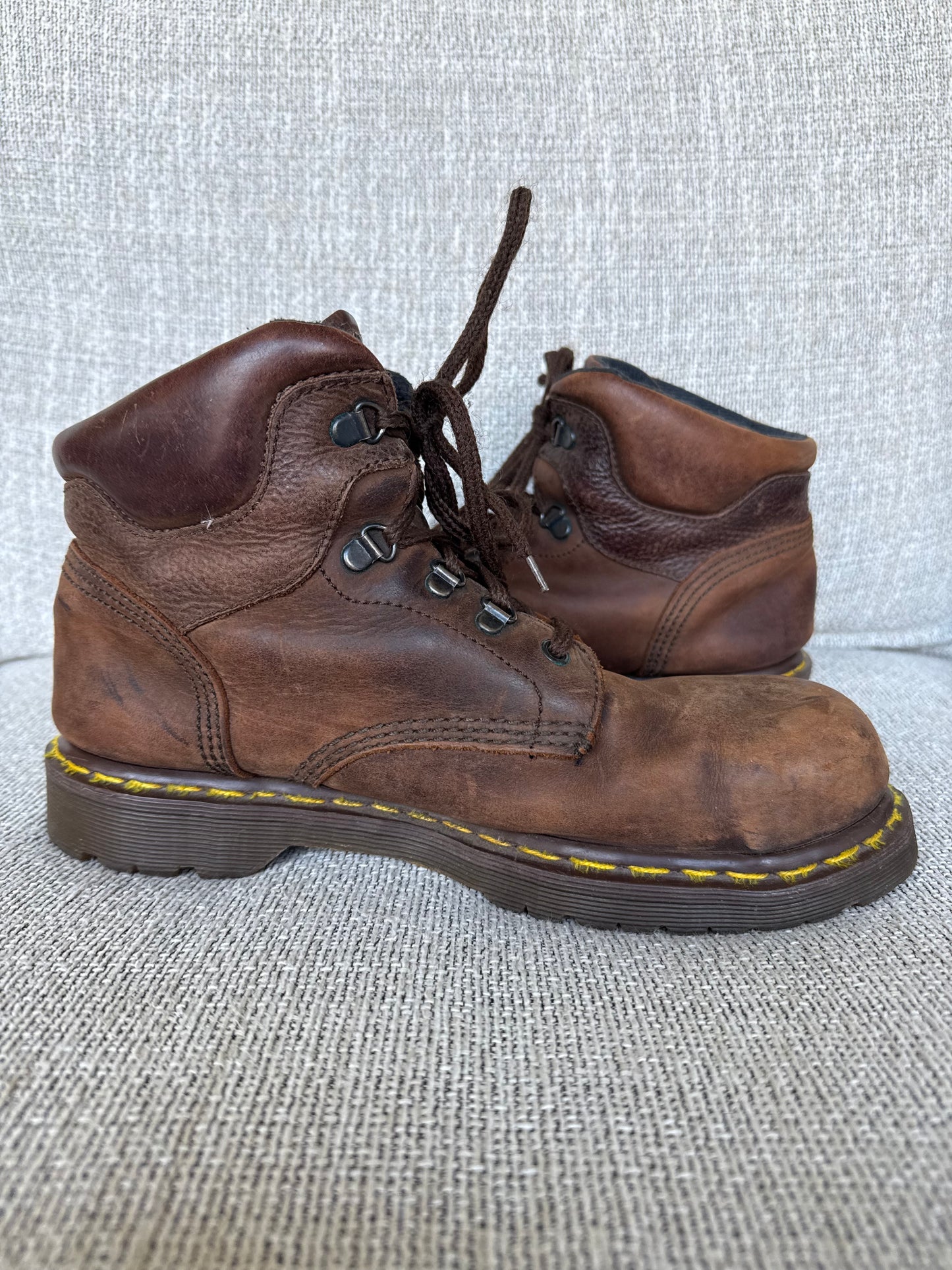 Vintage Brown Steel Toes