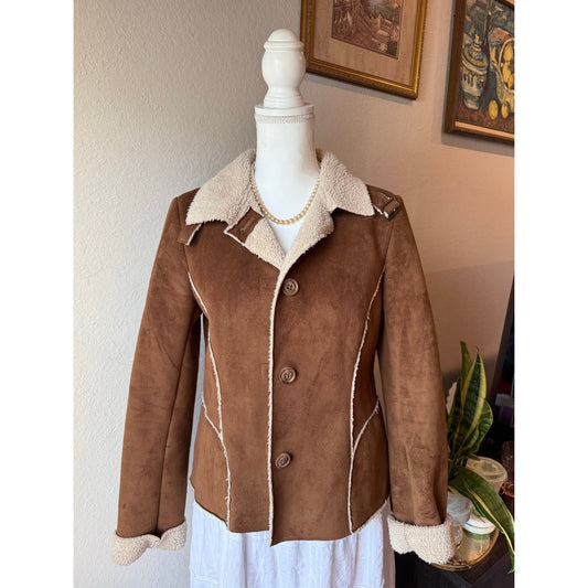 Suede Fur Coat