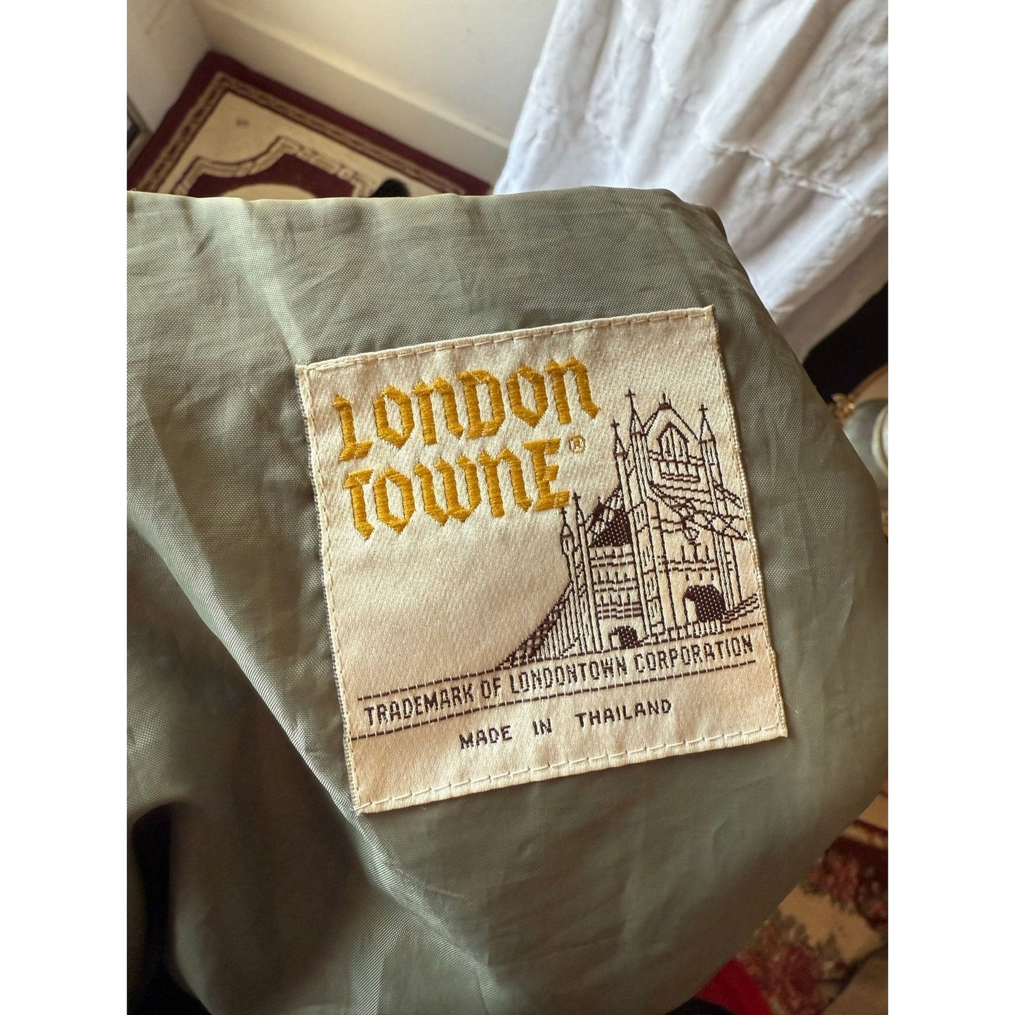 Olive London Fog Trench Coat