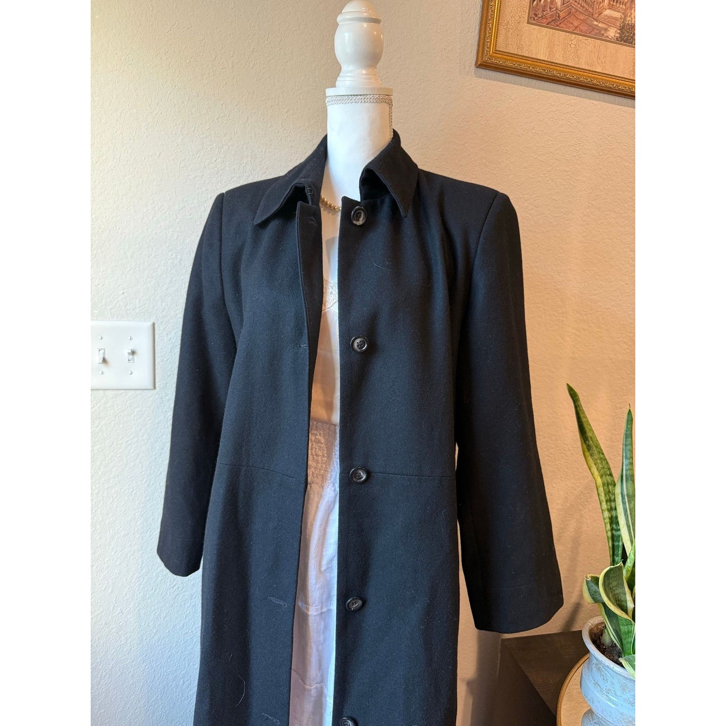 Harve Benard Wool Trench Coat