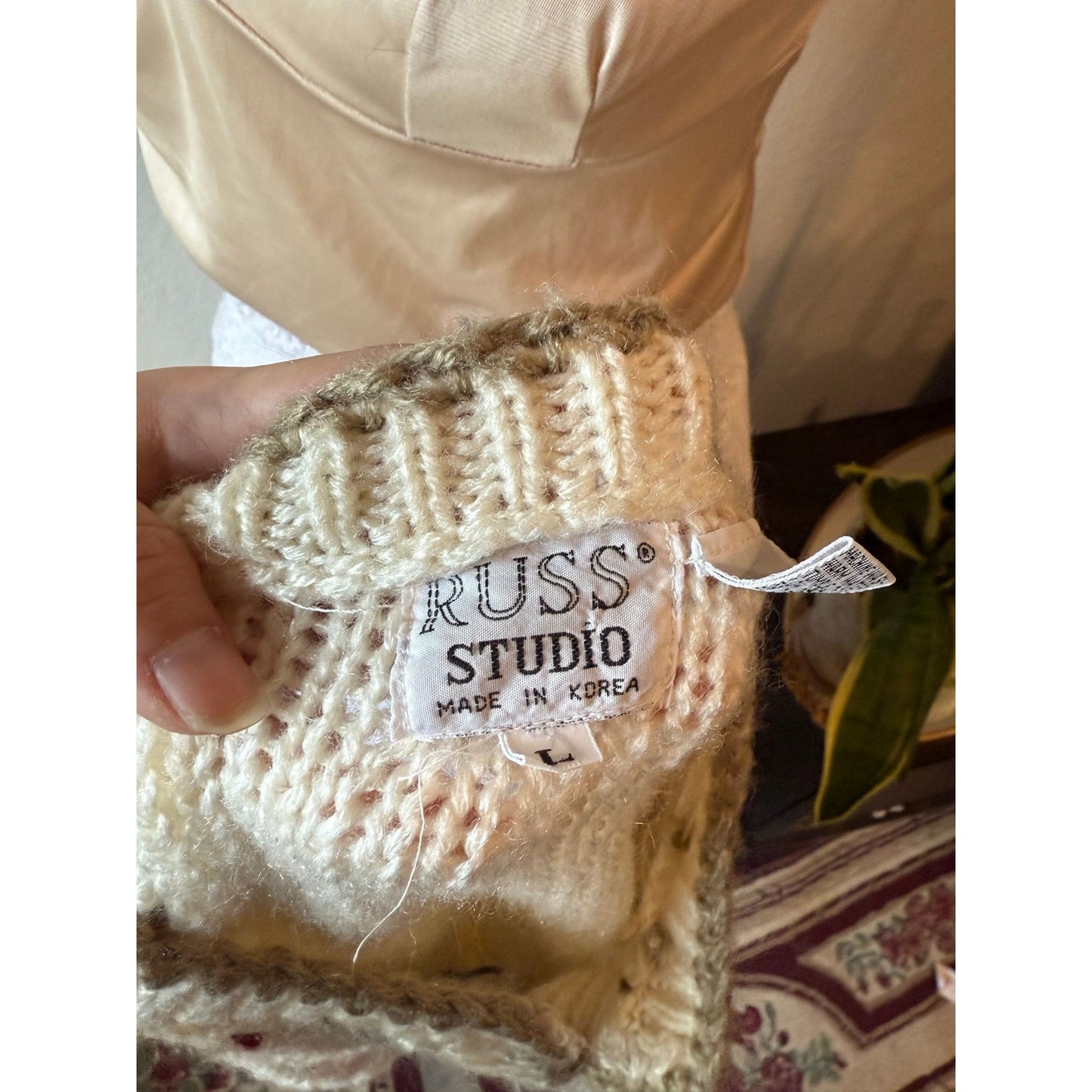 Vintage Roses Knit Sweater