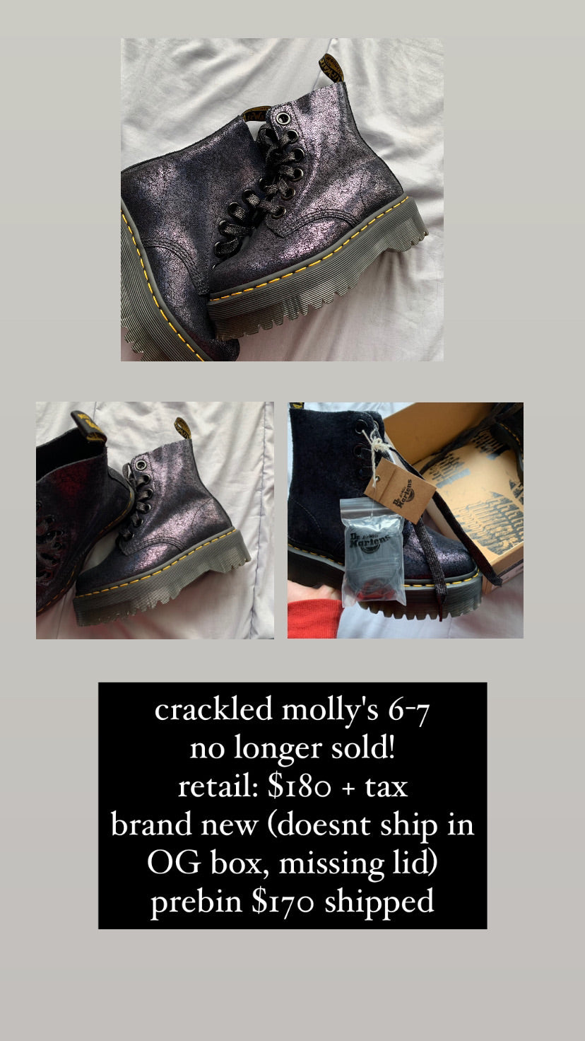 Crackled leather Molly
