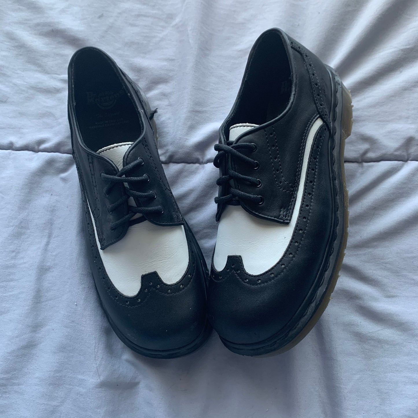 B/W Wingtip oxfords