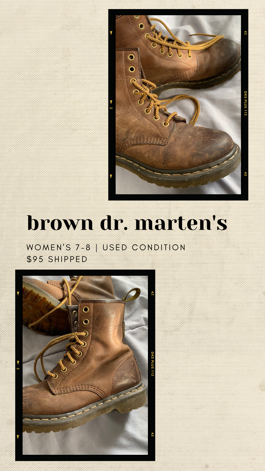 Brown Docs boots