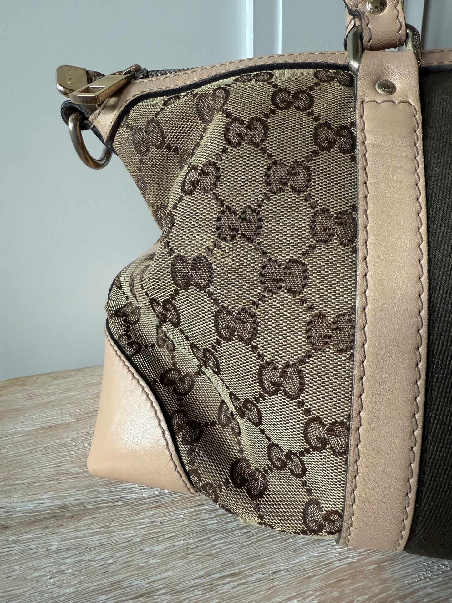 Gucci Brown Sherry Satchel