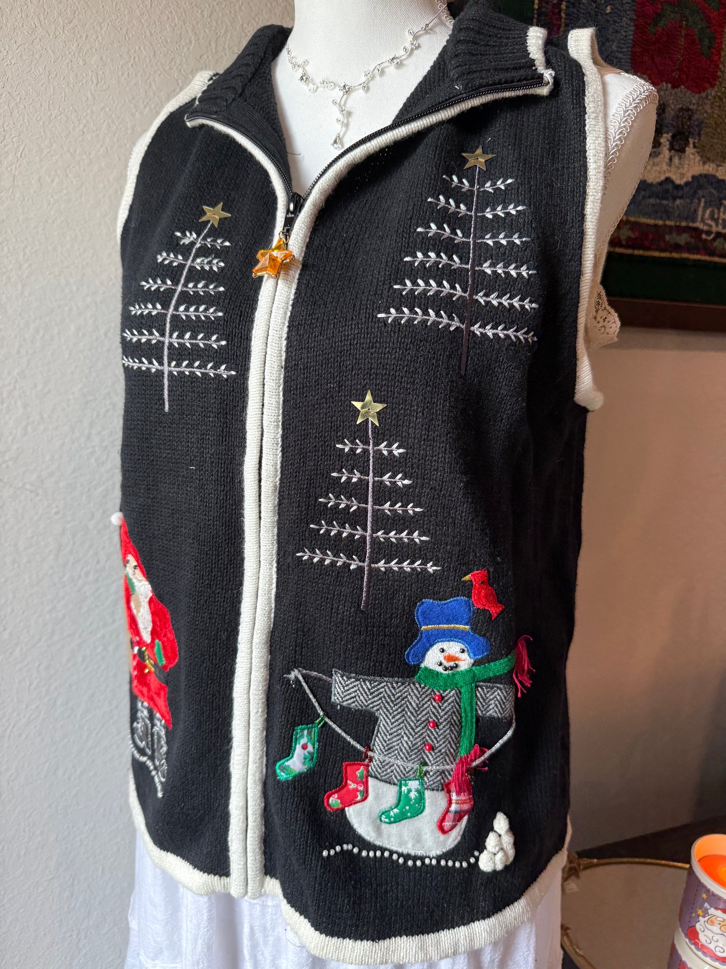 Santa & Snowman Vest