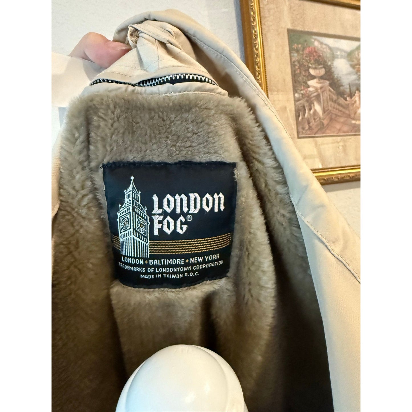London Fog Lined Trench Coat