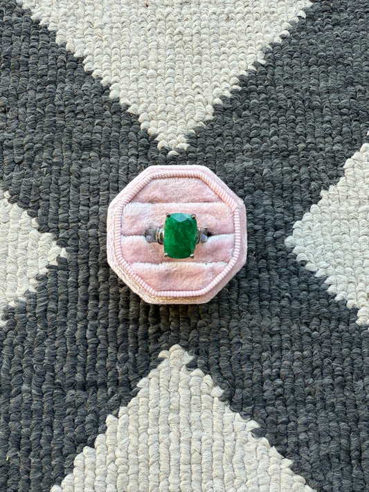 Sterling Green Ring (7)