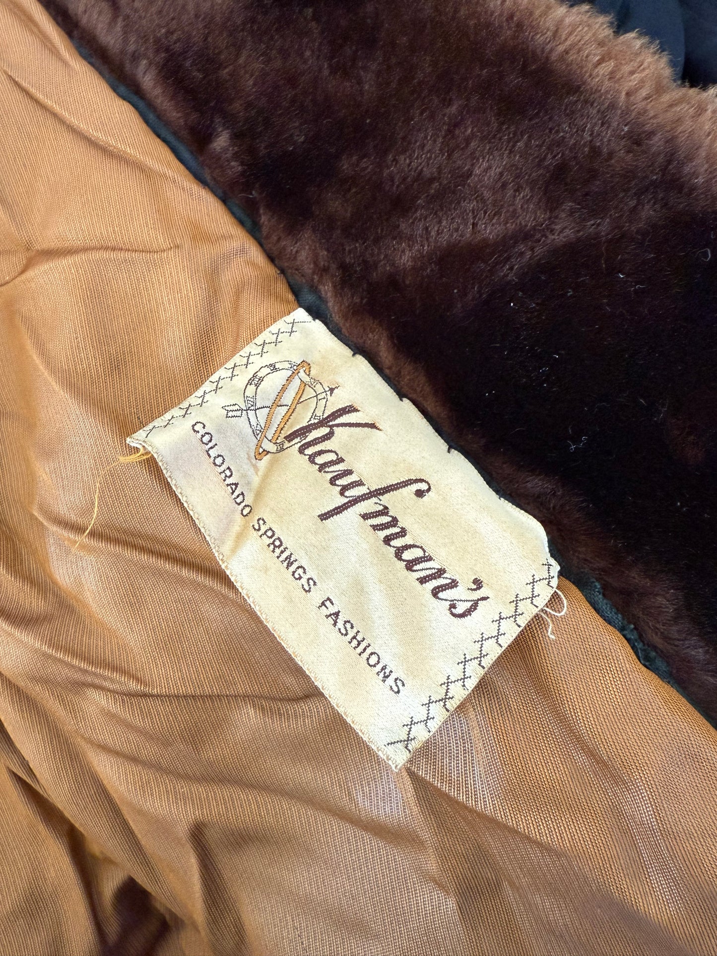 Vintage Mouton Fur Coat