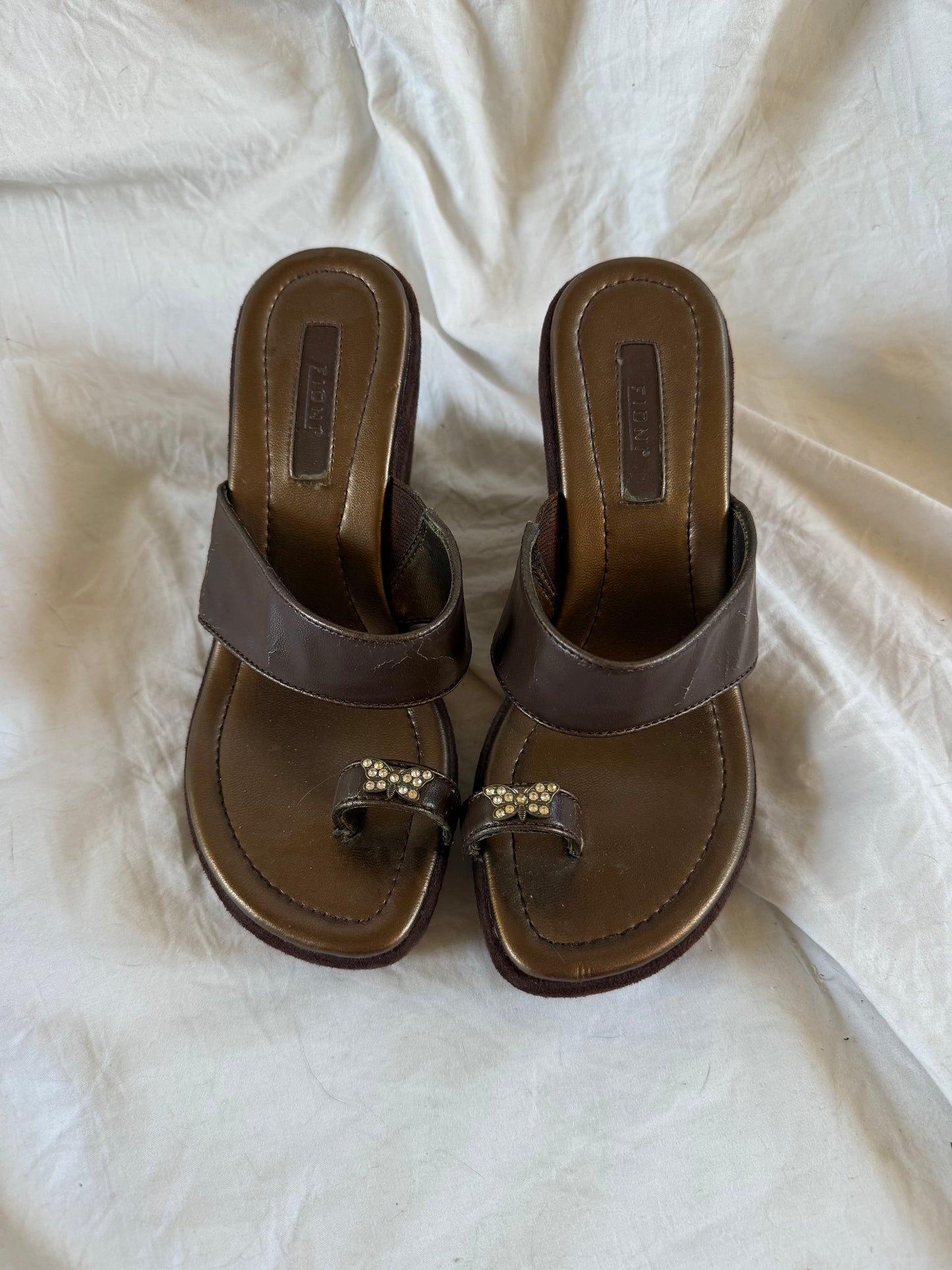 Butterfly Heeled Sandals