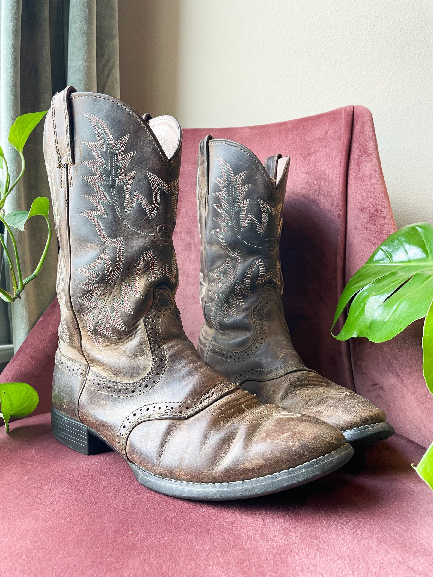 Brown and Pink Ariat