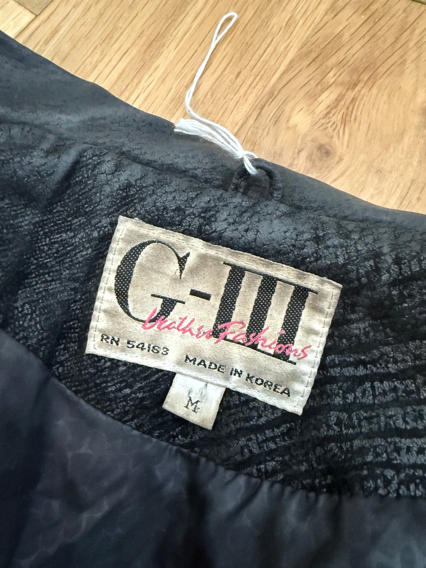 G-III Cropped Leather Jacket