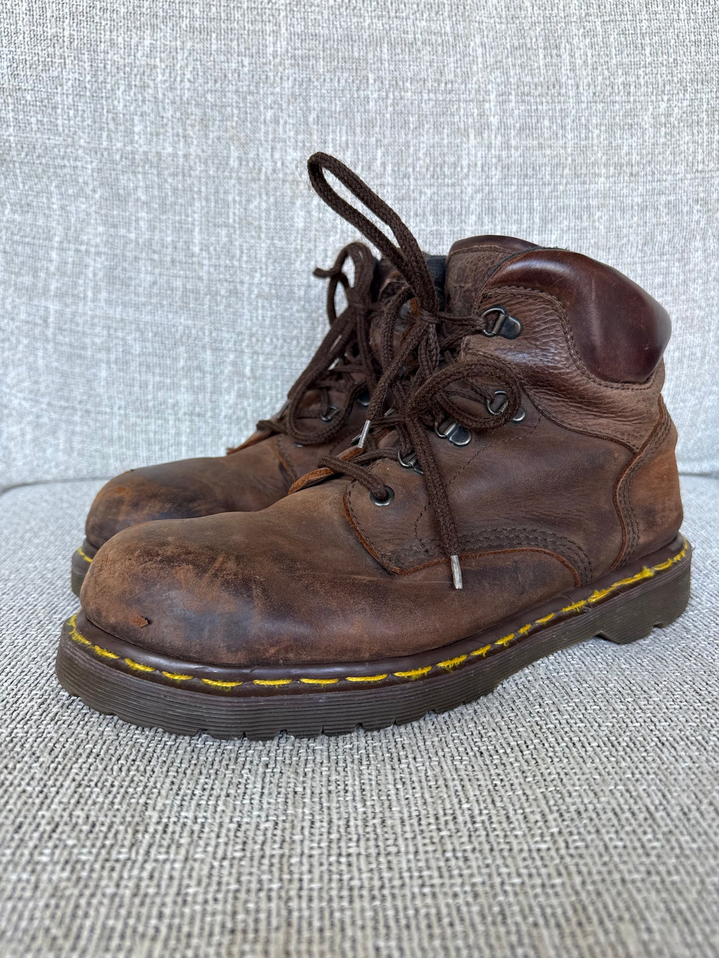 Vintage Brown Steel Toes