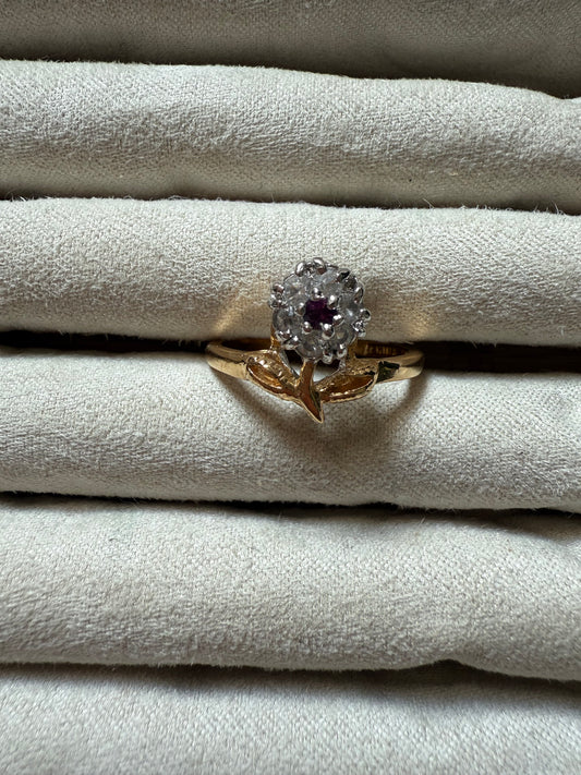 Purple & Gold Flower (9)