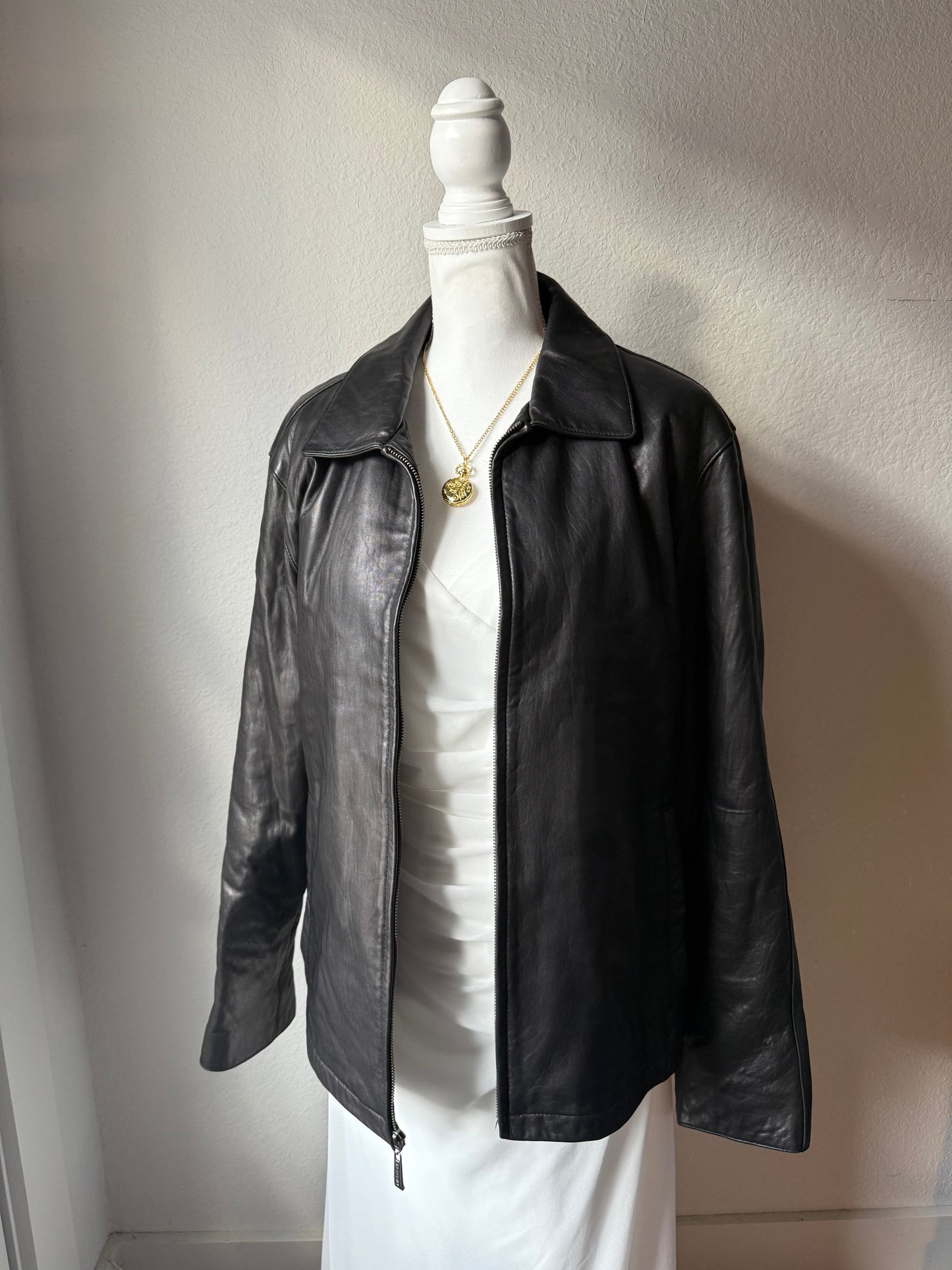 Brandini Leather Coat