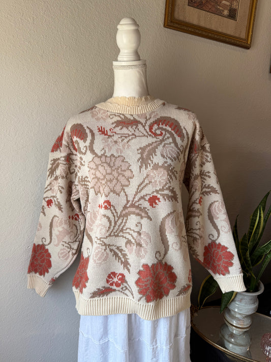 Floral Sweater