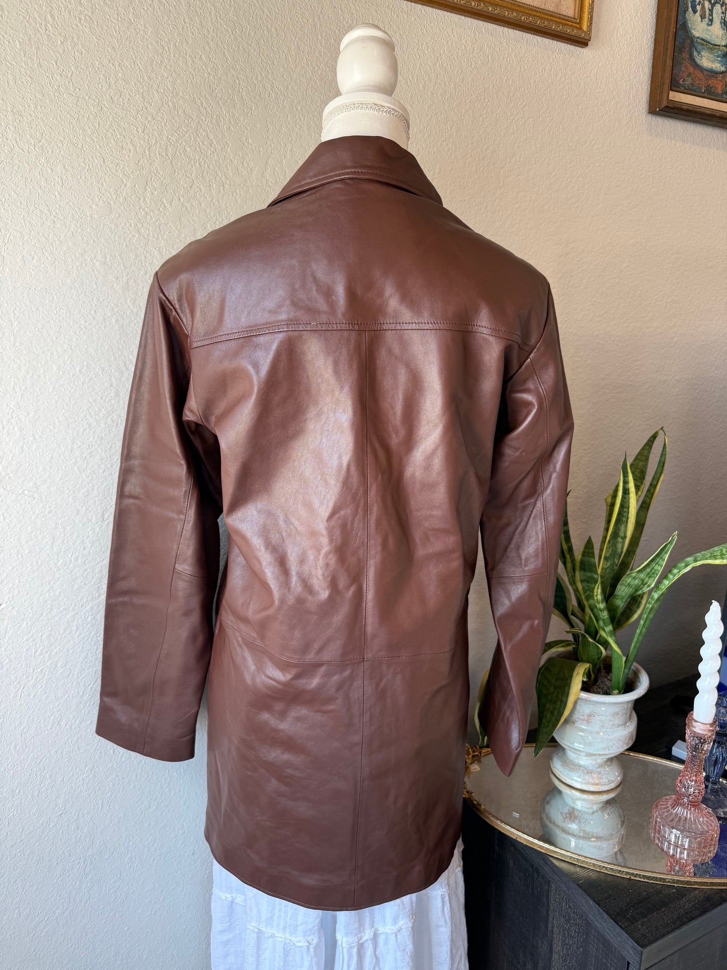 Brown Leather Cabela's Jacket