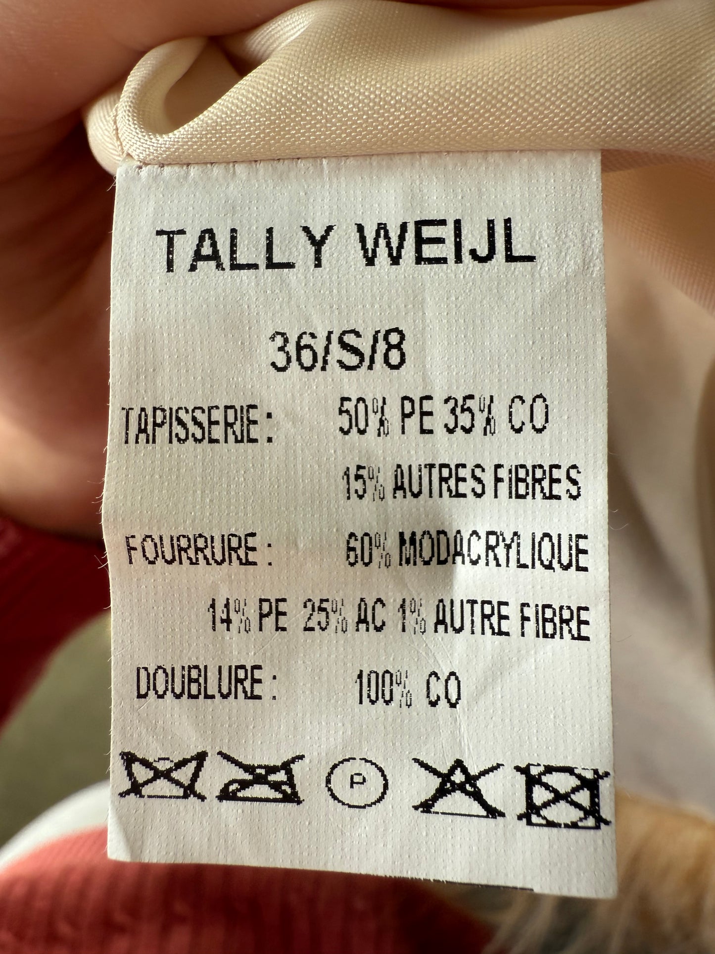 Fur Lined Floral Tapestry Coat