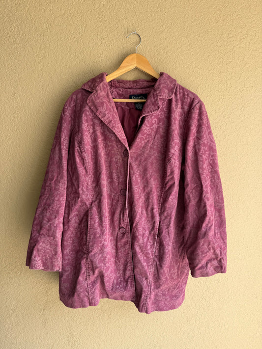 Floral Corduroy Jacket