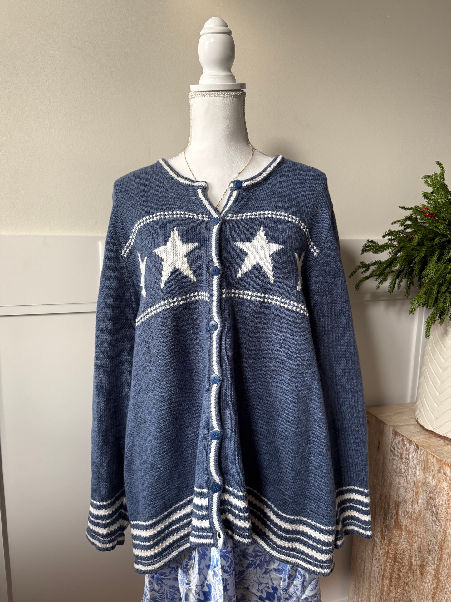 Blue Star Sweater