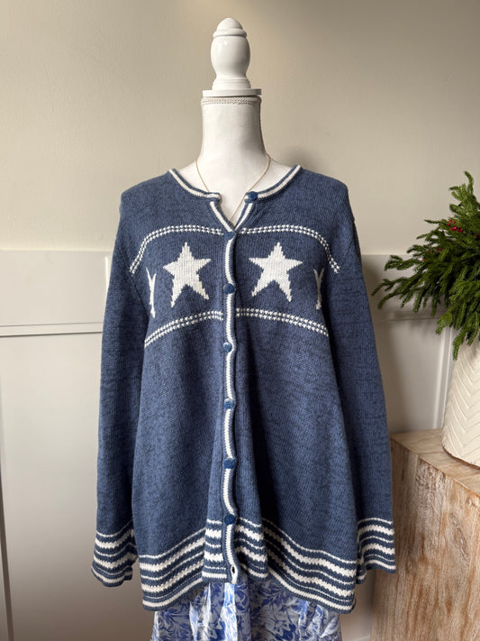 Blue Star Sweater