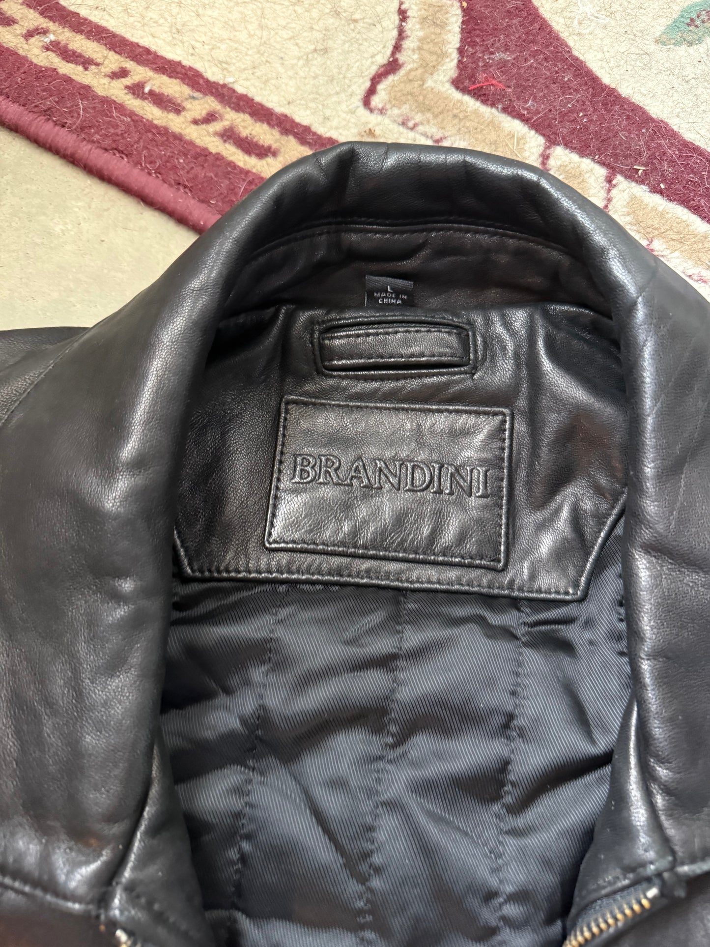 Brandini Leather Coat