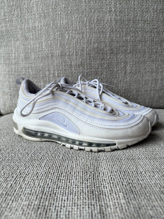 White Metallic Air Max 97