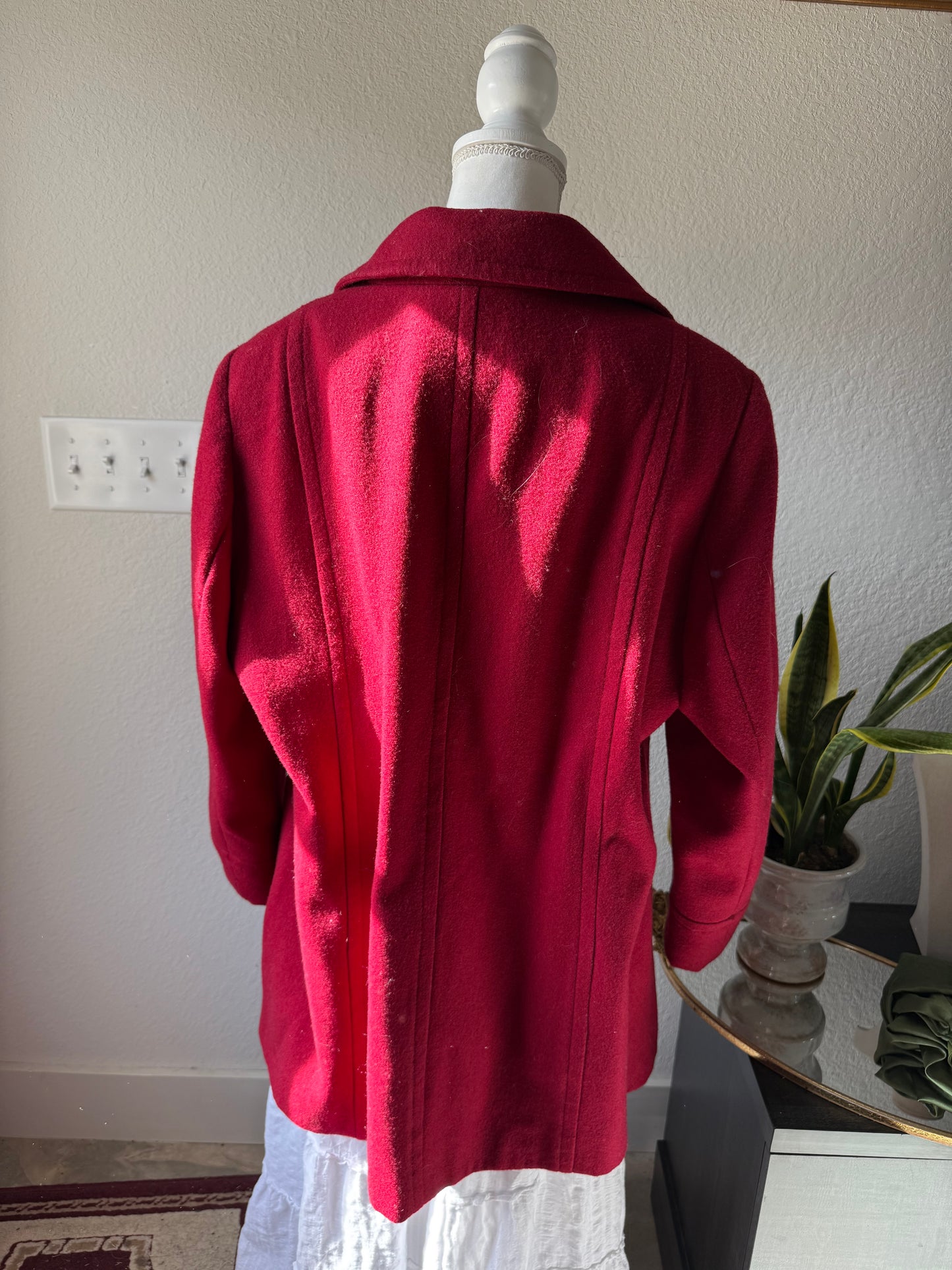 Red Wool Coat