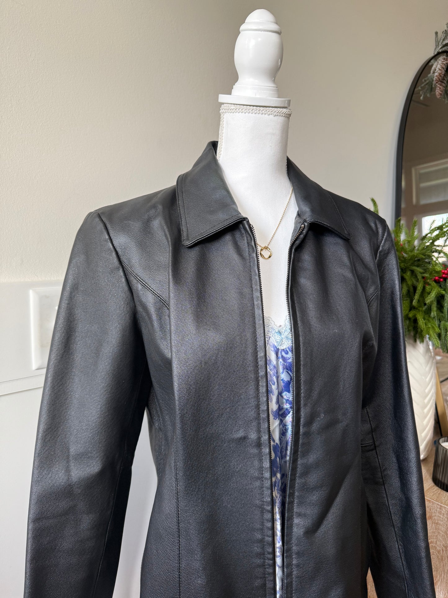 Black Leather NY&Co Jacket
