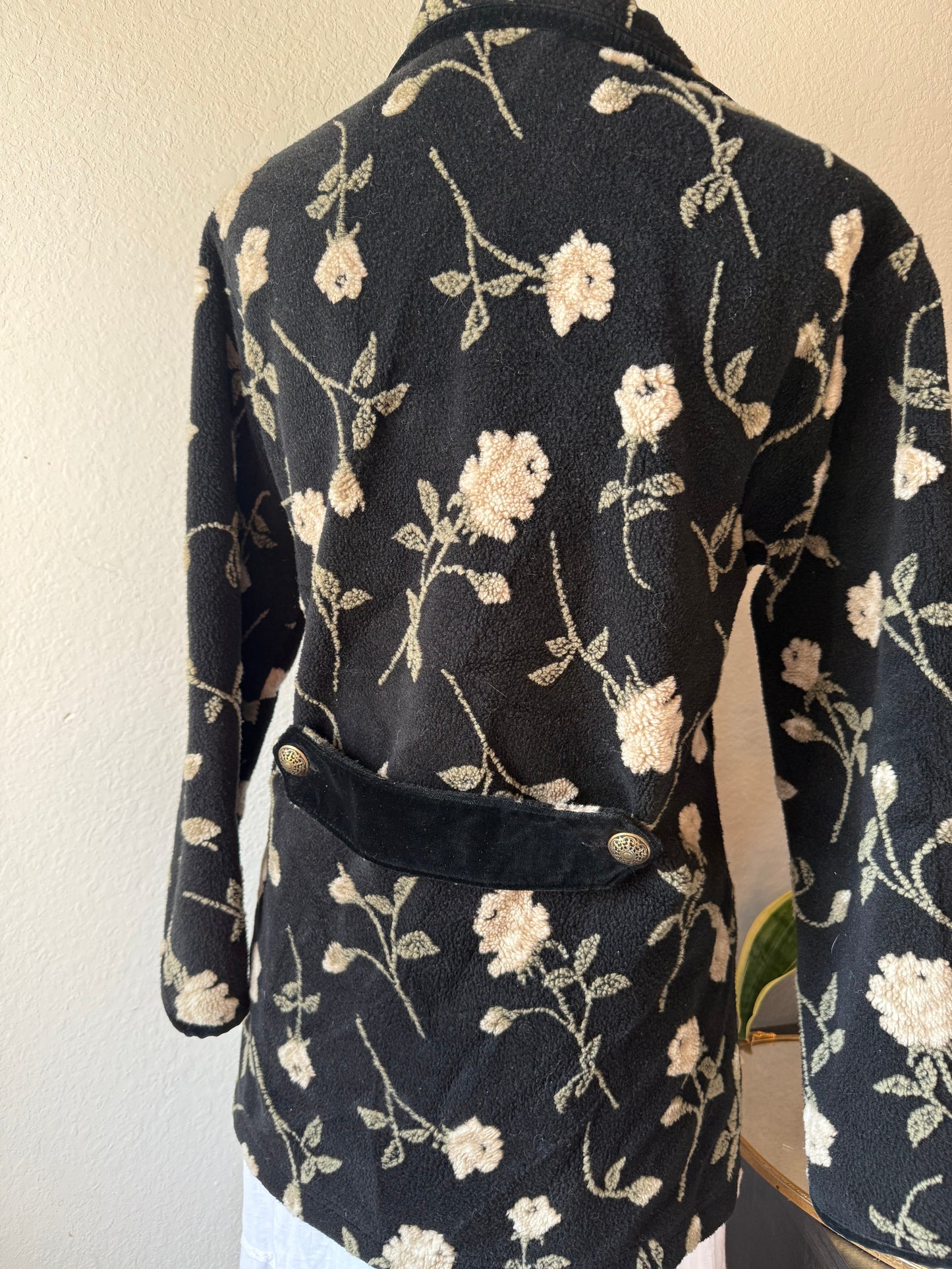 Floral Fleece Jacket