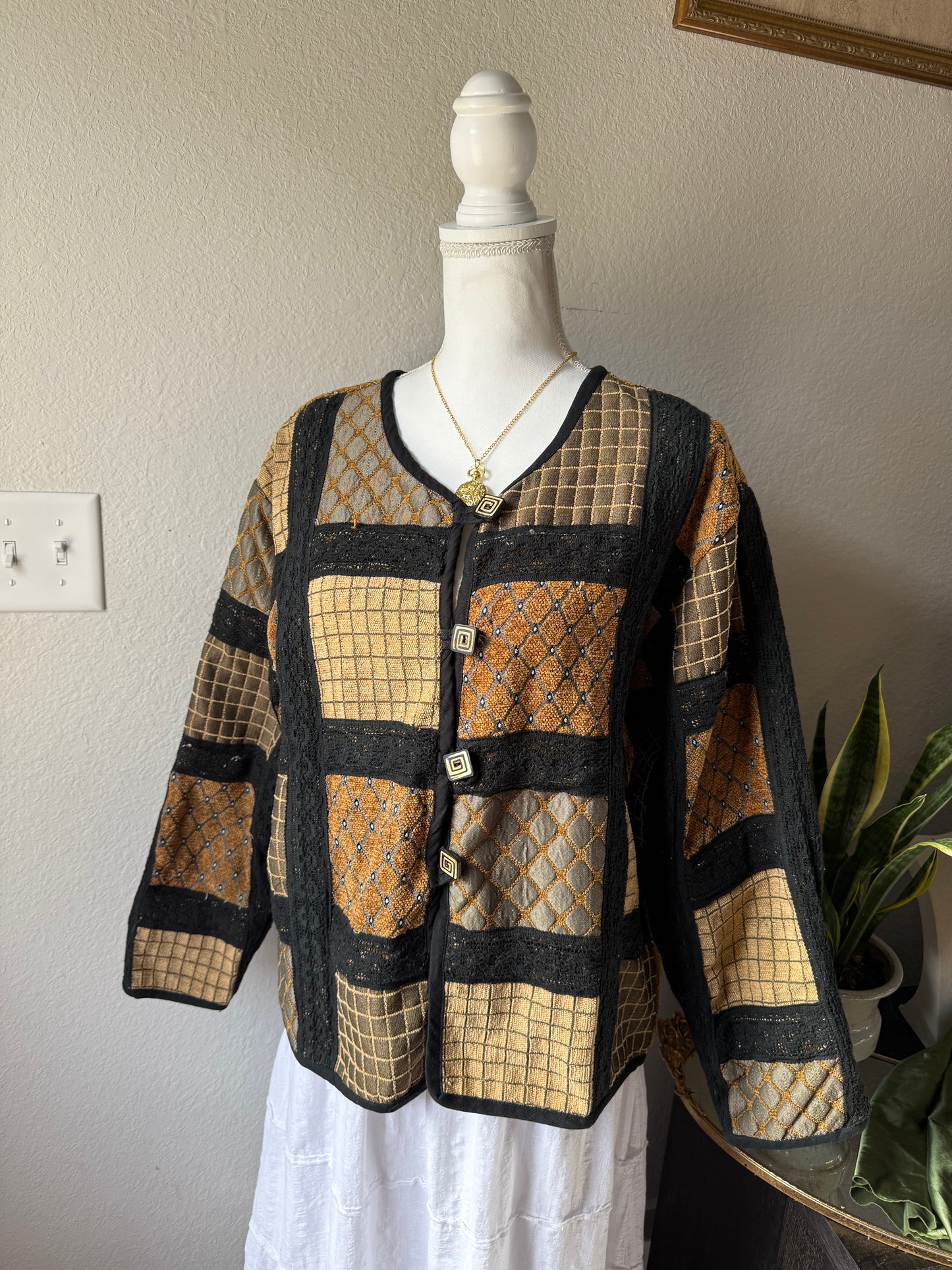 Funky Patchwork Cardigan