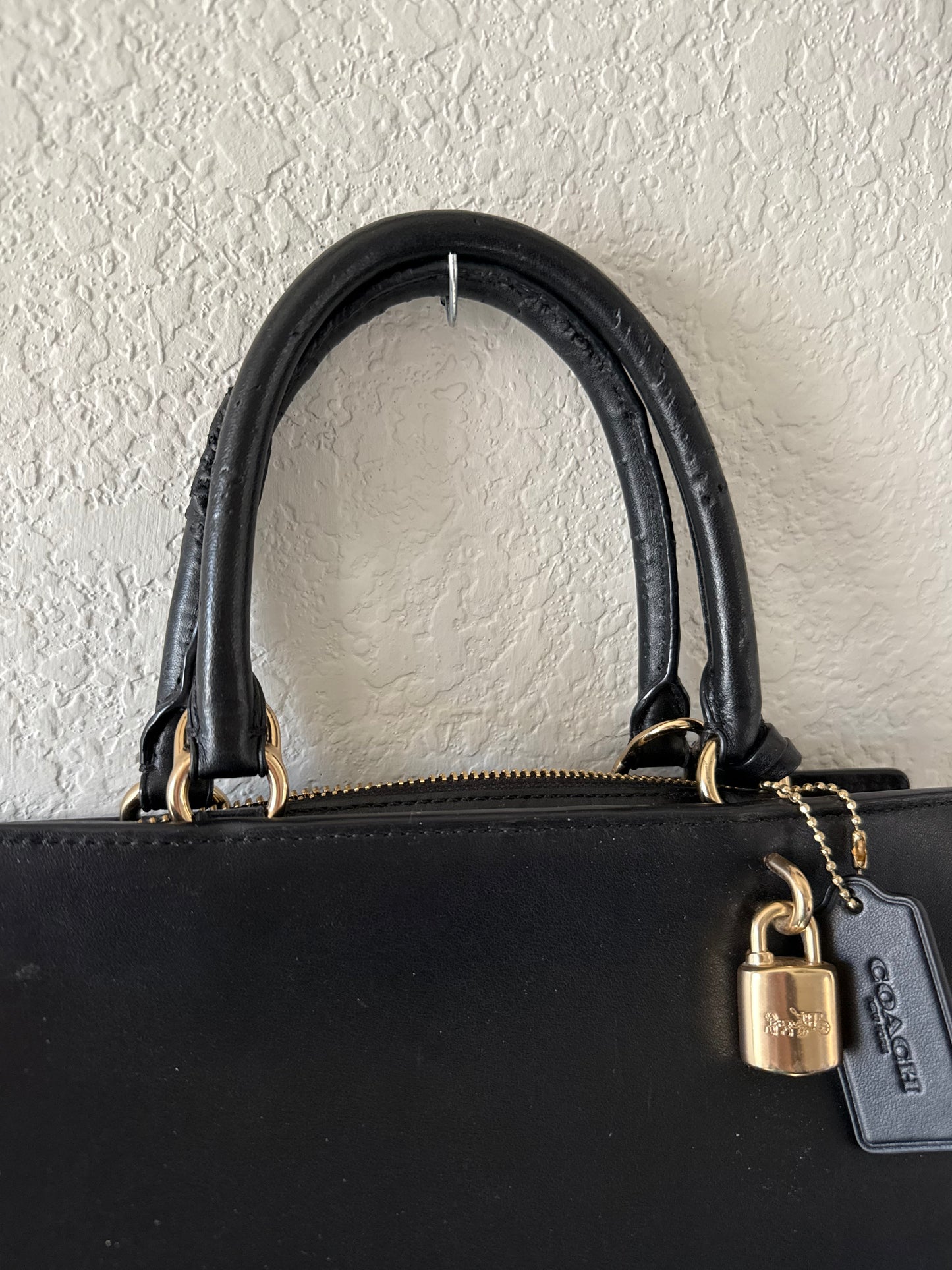 Coach Black Zoe Carryall
