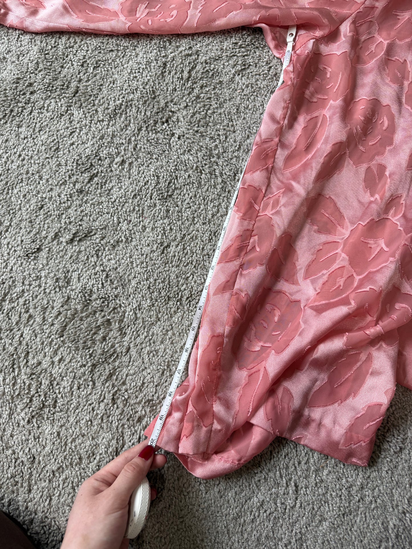 Blair Sheer Pink Floral Robe