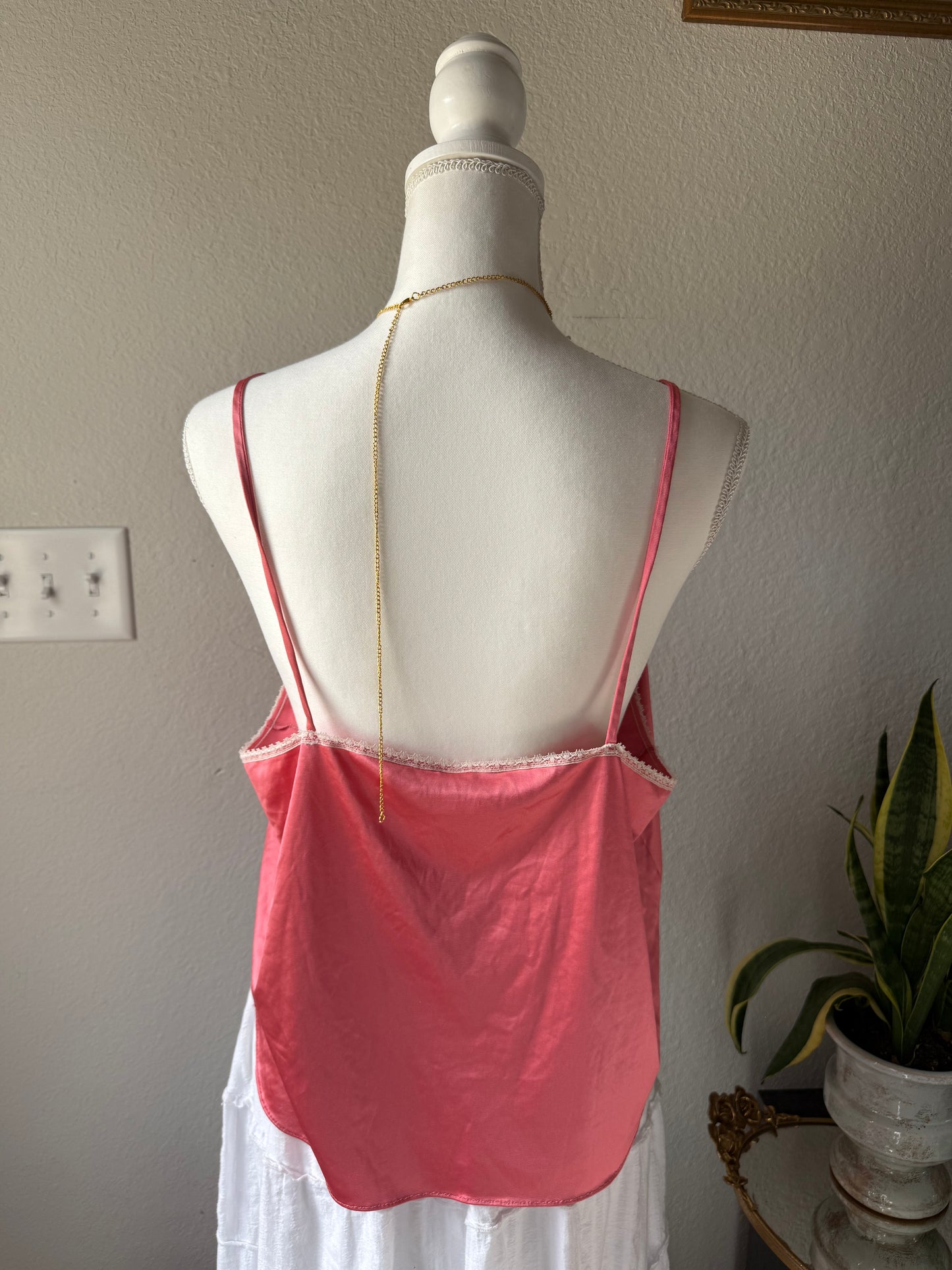 Pink Lace Cami